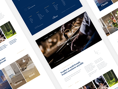 LeChomat homepage bed clean czech e commerce hero homepage hotel landing layout luxury minimal responsive typography web webdesign website