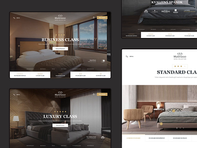 Materasso Hotels by Milan Chudoba on Dribbble