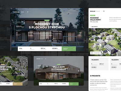 Idealne Byvanie clean header homepage house interior landing minimal responsive simple slovakia typography ui ux web webdesign webdesing website