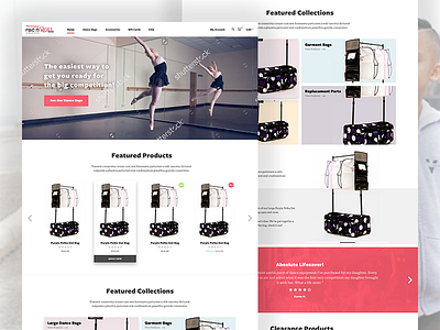 Ecommerce Homepage bigcommerce ecommerce interaction design products ui ui design ux ux design web web design