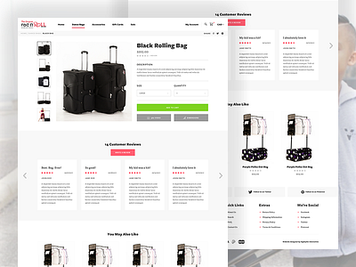 Product Page bigcommerce ecommerce interaction design product store ui ui design ux ux design web web design