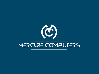 Mercure Computers design graphic design logo logo design vector