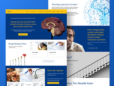 iBrain Landing Page design elementor indonesia landing page ui webdesign website wordpress