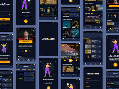 Curiosity Stream App Redesign