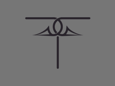 T Hook Logo branding graphic design illustration illustrator lettermark logo monogram typography