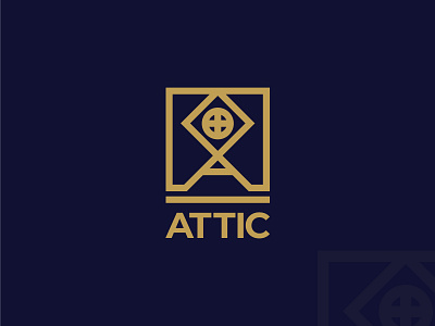 Attic - Real Estate Logo Design branding design graphic design illustration illustrator letter a logo logo design minimal real estate vector