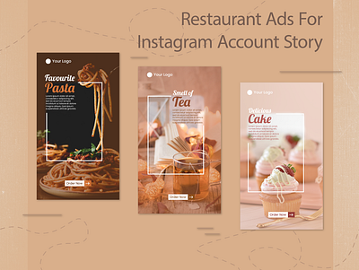 Restaurant Instagram Story Ads ads adsdesign design graphic design graphicdesign instagramstory restaurant socialmedia
