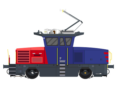 Train vehicle illustration flat design adobe illustrator art artwork cartoon design digital art digital illustration flat flat design graphic design illustration train transportation vector vehicle