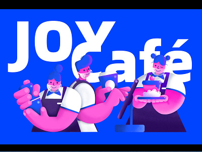 Flat illustration by cafe