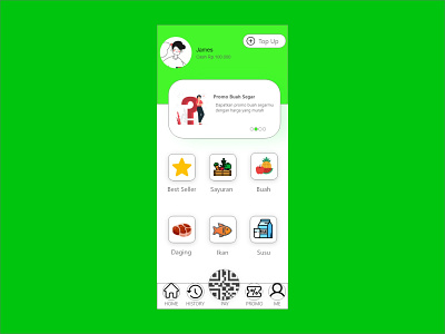 Vegetable and Fruit App app branding design simple ui