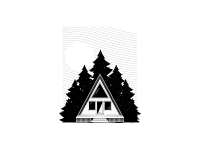 Cabin Ideas cabin cabin art chattanooga identity illustration texture vector