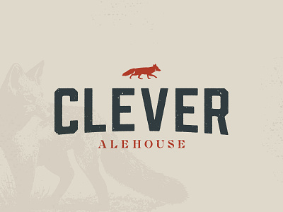 Clever Alehouse Logo beer branding chattanooga identity illustration logo