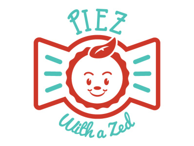 Piez With a Zed bakery branding design graphicdesign handlettering illustration logo mascotlogo retro design vintage logo