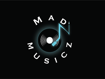 logo for a local music band "MAD ON MUSICZ"