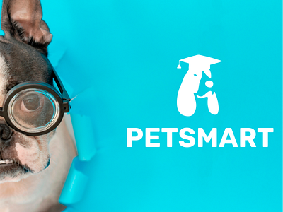 Logo redesign for PetSmart. brand design branding cat design dog logo pet shop smart vector zoo