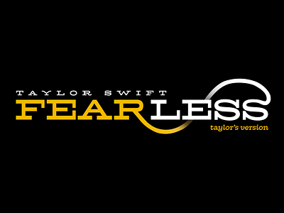 Fearless (Taylor's Version) Album | Logo album album packaging brand identity branding fearless taylors version logo taylor swift typography wordmark