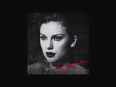 Taylor Swift reputation Album Cover Concept 2 album album cover art cover art handwritten music reputation taylor swift typography