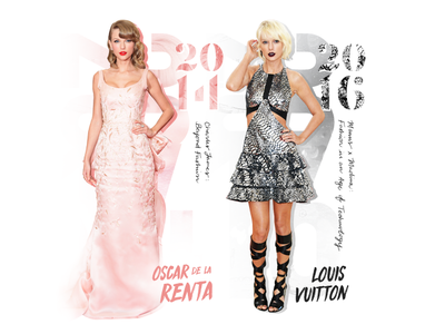 Taylor Swift Costume Institute Met Gala Fashion Timeline WIP colors design event fashion infographic met gala met gala 2019 taylor swift timeline typography