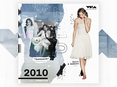 Taylor Swift Video Music Awards Timeline - 2010 award show colors design fashion infographic taylor swift timeline typography video music awards vmas vmas 2019