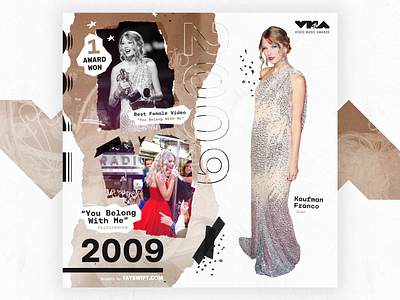 Taylor Swift Video Music Awards Timeline - 2009 award show colors design fashion infographic taylor swift timeline typography video music awards vmas vmas 2019