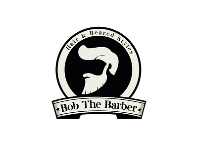 Barbershop Logo || 013 barber logo barbers barbershop branding dailylogo flat graphic design hair salon hairstyle icon illustration logo minimal typography vector vintage badge vintage logo