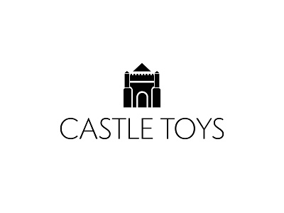 Toy Store || 049 blocks branding castle castle logo dailylogo flat graphic design icon logo minimal toys toystore vector
