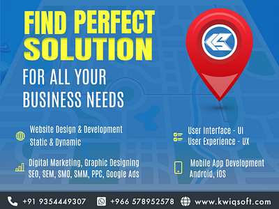 Find Perfect Solution For Every Business Needs ads advertisement digitalmarketing facebook google instagram marketing seo