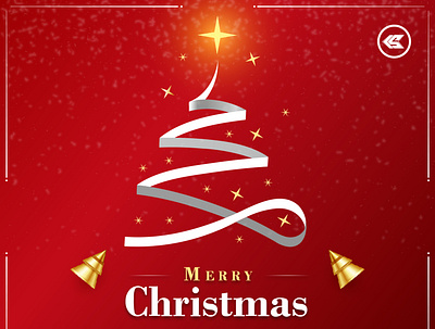 Merry Christmas branding graphic design ui