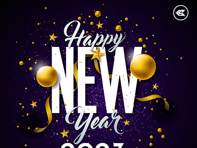 Happy New Year 2023 branding graphic design ui