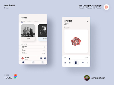 What’s on My Playlist? design mobile design mobileapp music music player