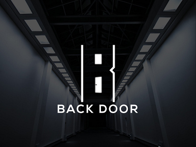BACK DOOR LOGO app backpack bestlogo black brand design brand identity branding corporatelogo design flat icon illustration logo logodaily logodesign logotype logoworld