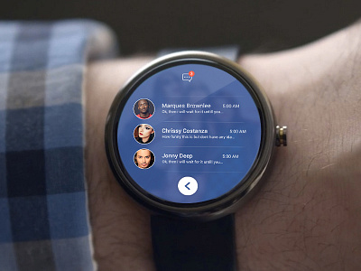 Facebook android wear concept design android wear concept design facebook facebook android facebook android wear