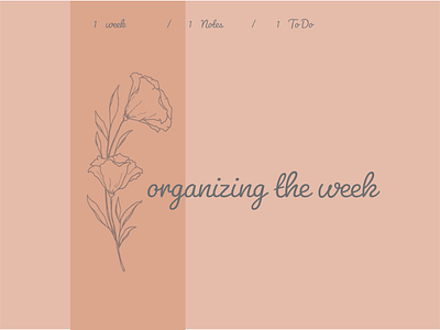 organizing the week calendar calendar design design organizing organizing the week stickerspub the week typography week