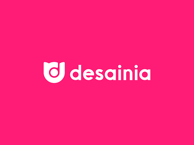 Desainia Logo Design app branding d design flat icon identity identity branding logo minimal negative space logo website