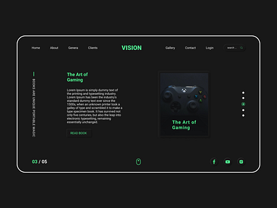 VISION | eBook Store Landing Page