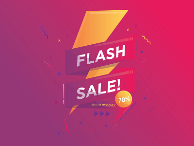 Flash Sale - Illustration design ecommerce flash sale graphic graphicdesign online shopping online store sales salesforce shopping shopping cart vector vector illustration vector illustrations website