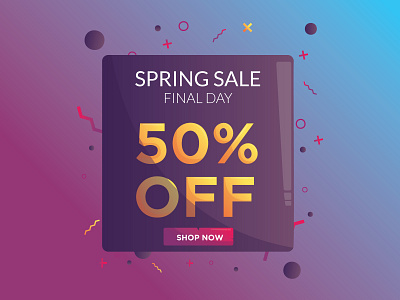 Spring Sale - illustration consept design ecommerce flash sale graphic graphicdesign online shopping online store sales salesforce shopping shopping cart spring sale vector vector illustration vector illustrations website