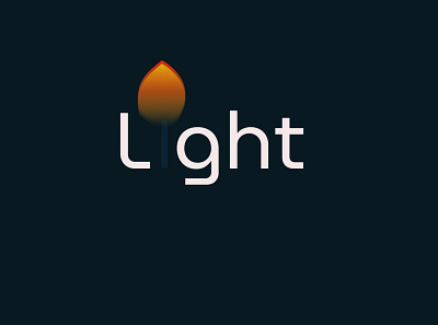 Light @daily ui @design @logodesign branding design illustration logo minimal typography vector