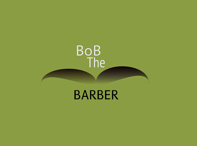 Bob the Barber @daily ui @design @logodesign branding icon illustration minimal typography