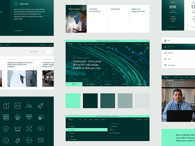 Be-Ys Cloud services branding design ui ux web website