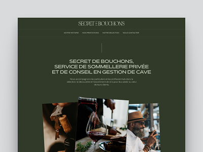 Secrets de Bouchons branding design graphic design illustration logo typography ui ux vector web website wine