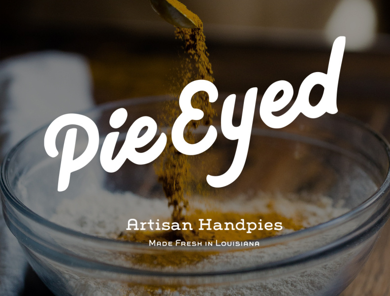 Pie Eyed Logo by Mandy Hernaez on Dribbble