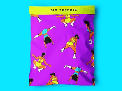 Big Freedia Poly Mailer big freedia bounce music branding colorful digital painting entertainment illustration louisiana mailer design merch merch design merchandise merchandise design music music art new orleans package design packaging packaging design twerk