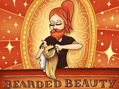 Bearded Beauty beard bearded lady circus sideshow
