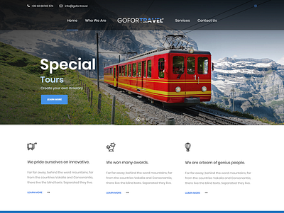 GoForTravel webdesign website design wordpress design wordpress website