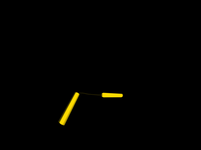 Nunchucks sequence agency black design graphics intro loading screen logo motion nunchucks preloader sequence yellow