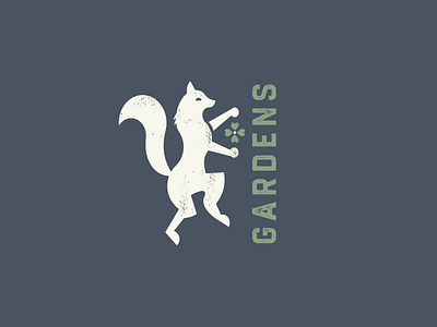 Garden Fox branding flower fox garden identity illustration logo