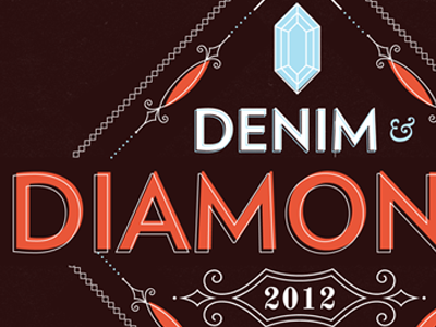 denim & diamonds branding