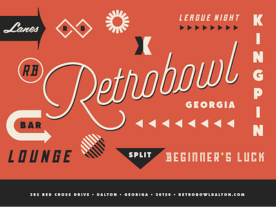 Retrobowl bowl retro typography