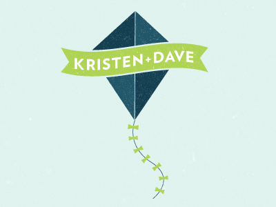 Kristen + Dave branding kids logo